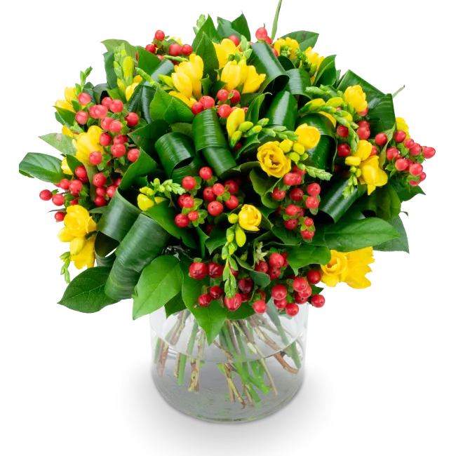 bouquet of freesia